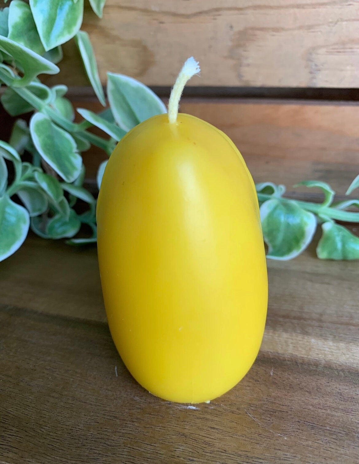 Old Man Winter - Beeswax Candle - Santa Beeswax Candle - Old Saint Nick Candle