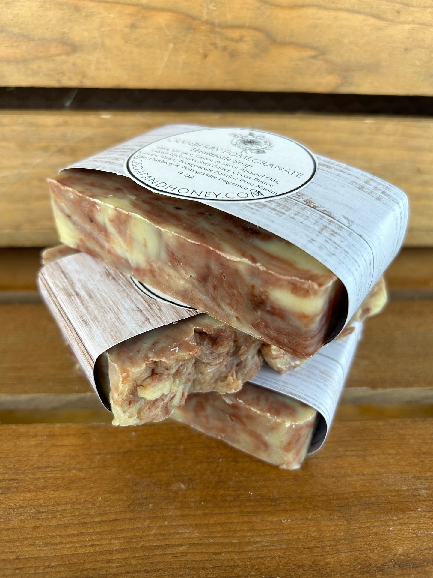 Cranberry Pomegranate Bar Soap- palm free soap