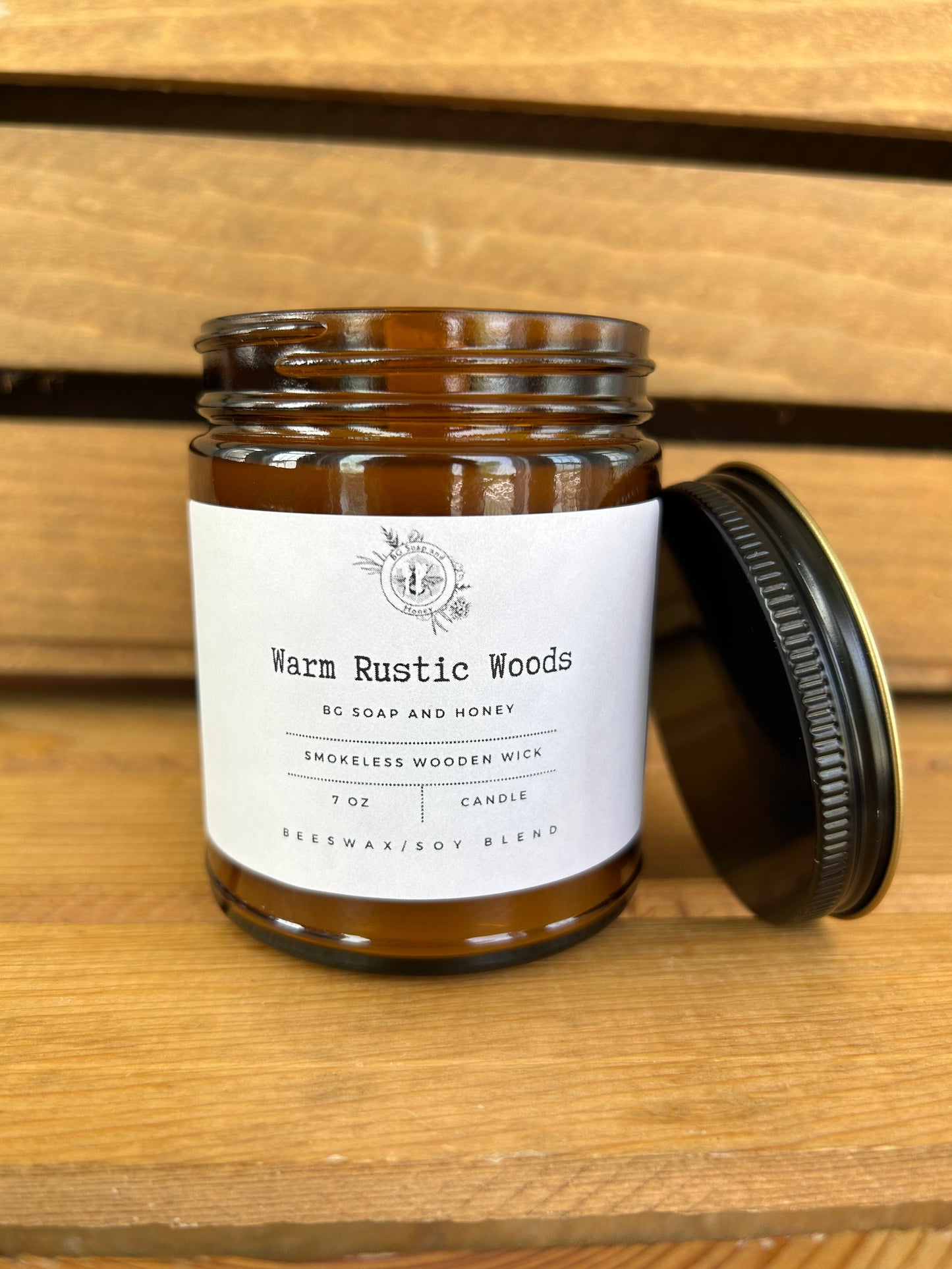 Beeswax Soy Blend Container Candle - Lavender - Warm Rustic Woods - Mango Paradise - Sea Salt & Orchid - Warm Vanilla