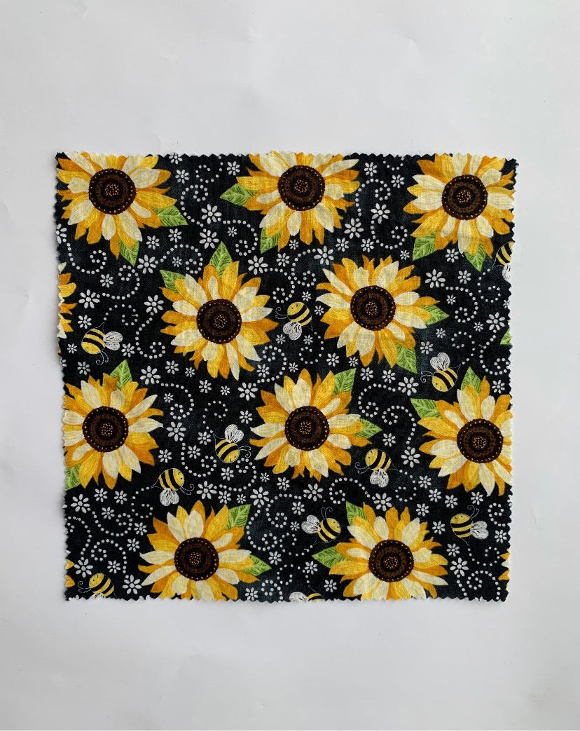 10” x 10” Square- Beeswax Food Wrap- Reusable Food Wrap- Food Storage- Green Living- Eco Friendly Kitchen
