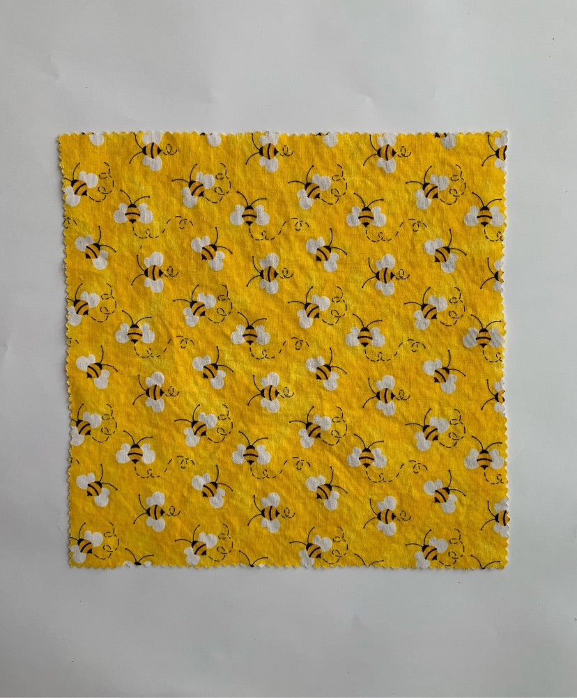 10” x 10” Square- Beeswax Food Wrap- Reusable Food Wrap- Food Storage- Green Living- Eco Friendly Kitchen