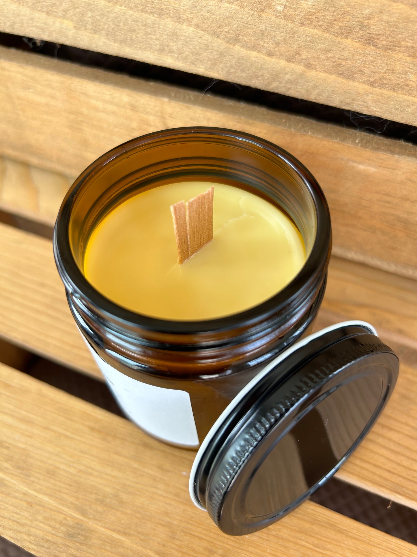 Beeswax Soy Blend Container Candle - Lavender - Warm Rustic Woods - Mango Paradise - Sea Salt & Orchid - Warm Vanilla
