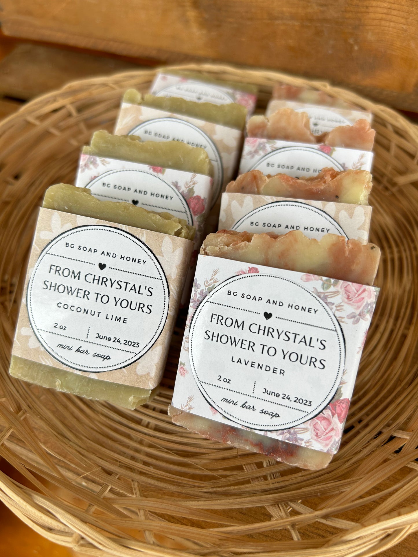 Sample Size Soap- 40 or 100 small bars of soap great for party favors