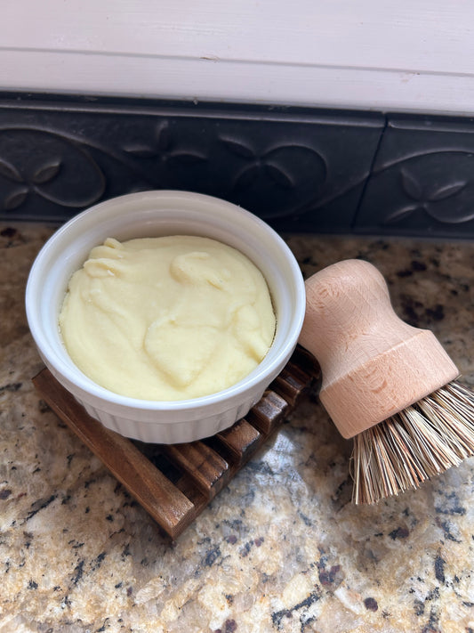 All-Natural Concentrated Dish Soap Bar and Scrubber Brush Set and Dish Soap Refills | Eco-Friendly Dish Soap | Non-Toxic Dish Soap