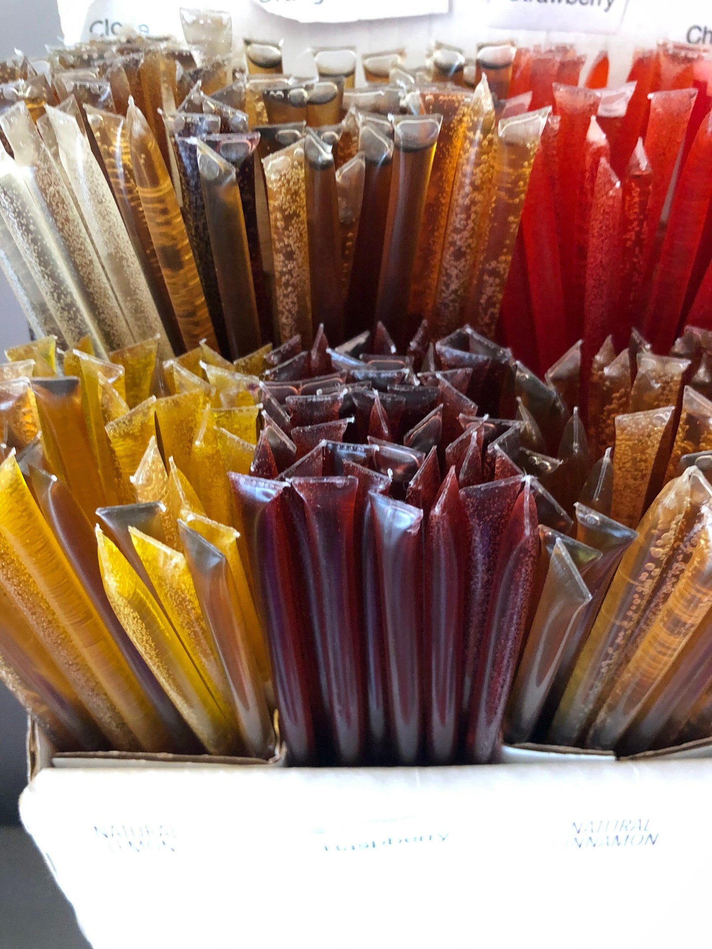 Honey sticks- 24 honey sticks- honeysticks