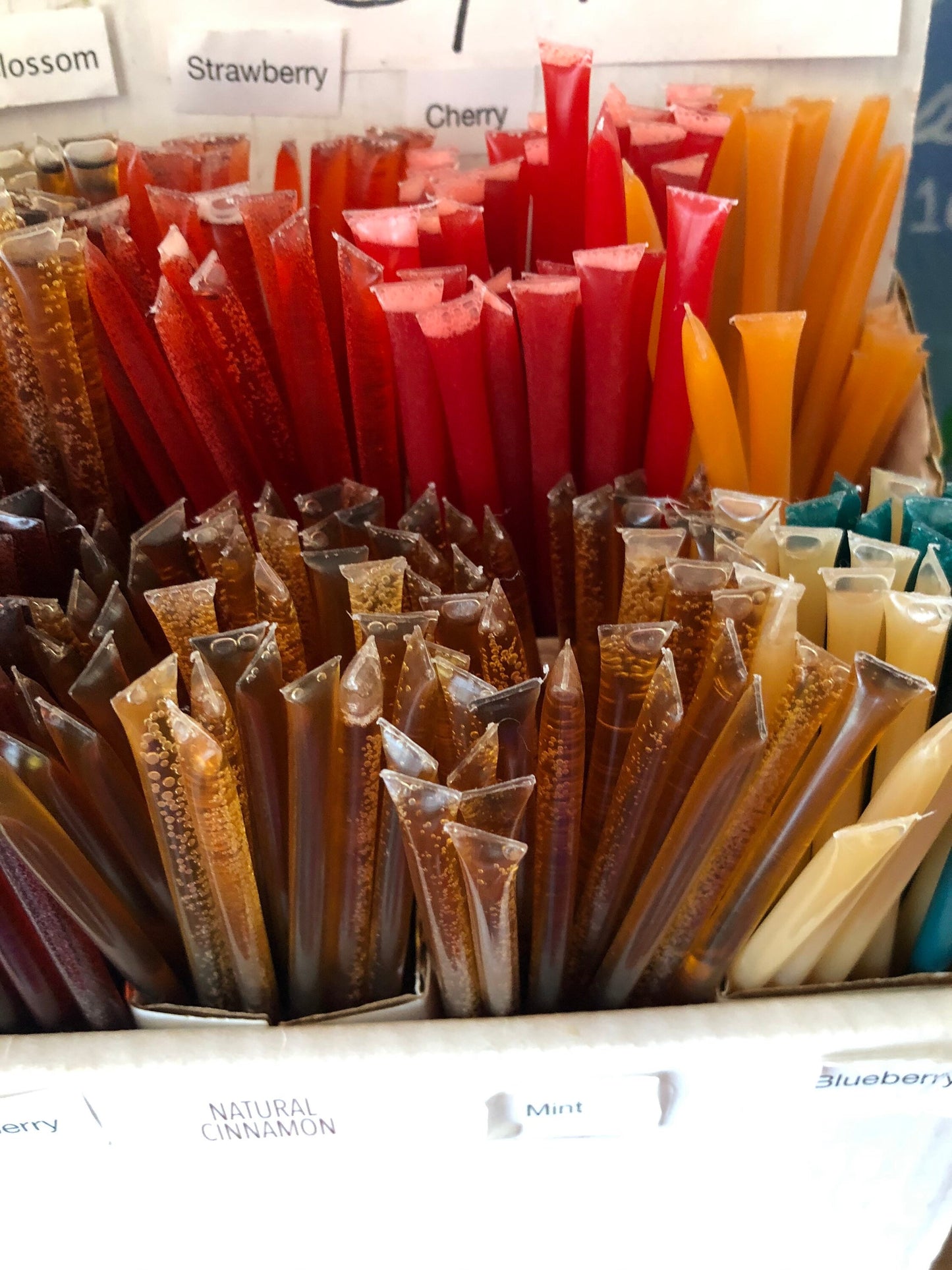 Honey sticks- 24 honey sticks- honeysticks