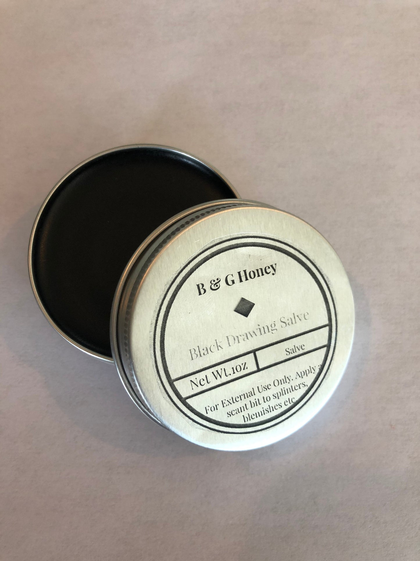 Black Drawing Salve- Splinter Salve- Sliver Salve- Stinger Salve- Foreign Object Salve- Thorn Salve