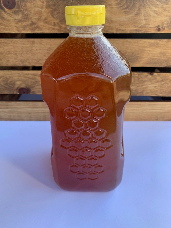 5lb Raw Wildflower Honey- Raw Honey- 5lb jug