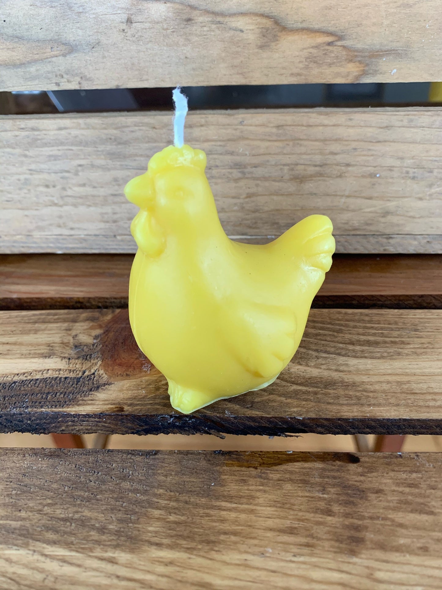Rooster and Hen Beeswax Candle Set- Chicken Candle