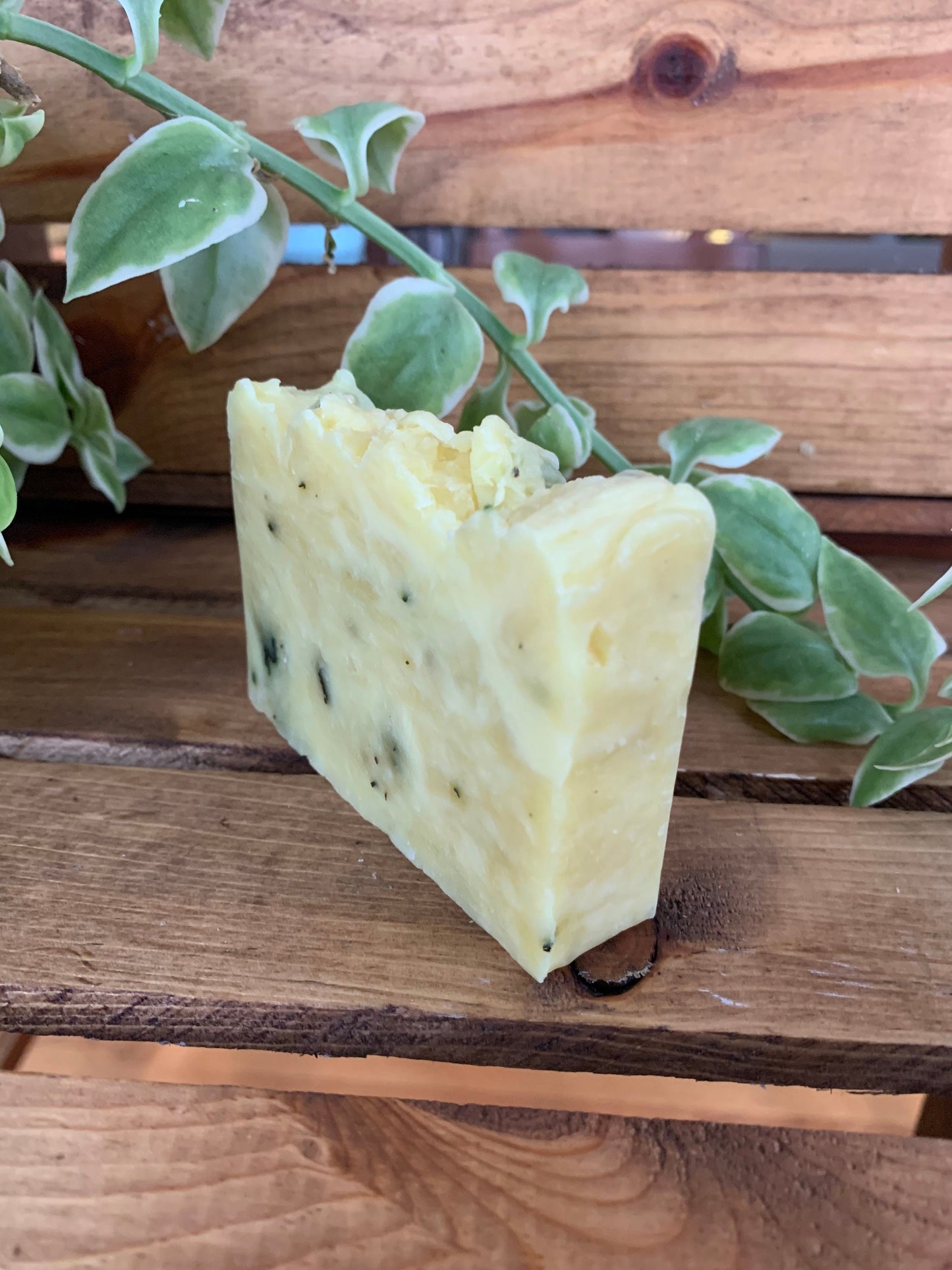 Double Mint Soap- Natural Soap-Peppermint and Spearmint Soap- 4oz bar Soap- Peppermint Spearmint Soap With Beeswax and Honey -Palm Free Soap