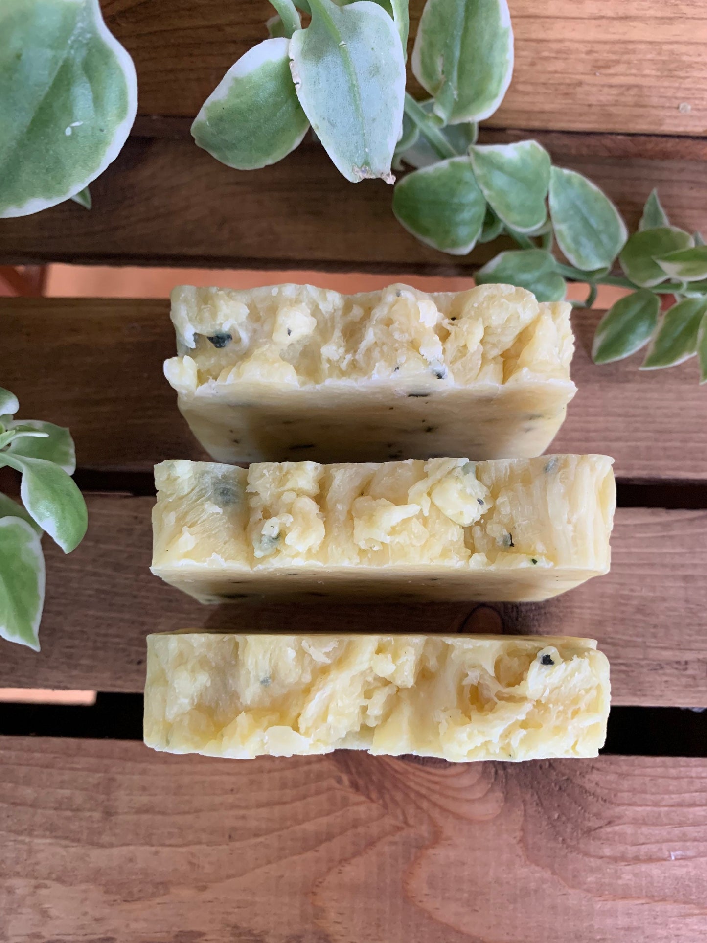 Double Mint Soap- Natural Soap-Peppermint and Spearmint Soap- 4oz bar Soap- Peppermint Spearmint Soap With Beeswax and Honey -Palm Free Soap