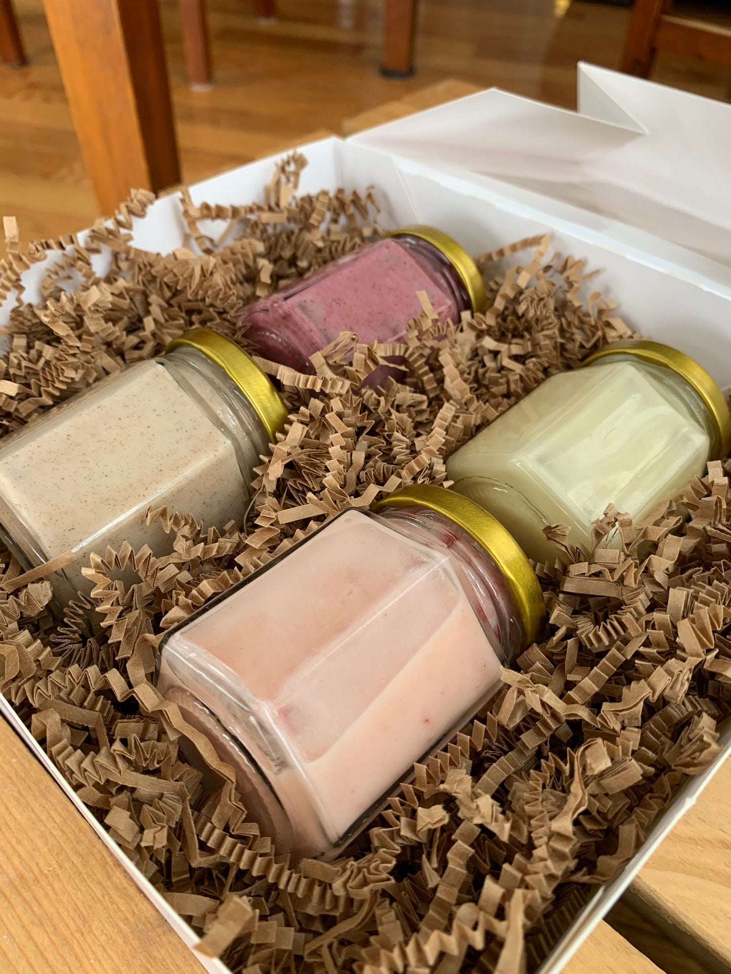 Creamed Honey Gift Box - Creamed Honey Sampler- Infused Honey