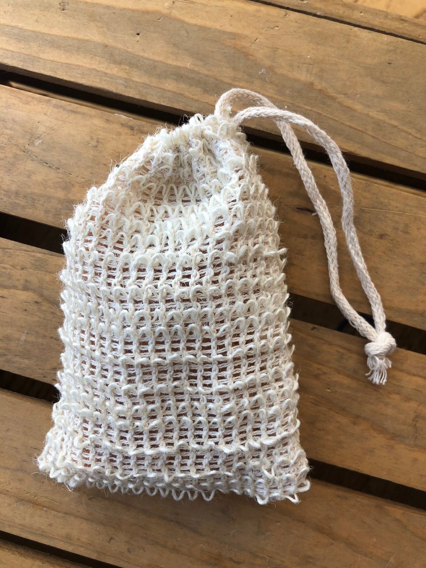 Exfoliating Soap Bag- Soap Saver Bag- Soap Bag- Soap Scrap Bag- Loofa Bag