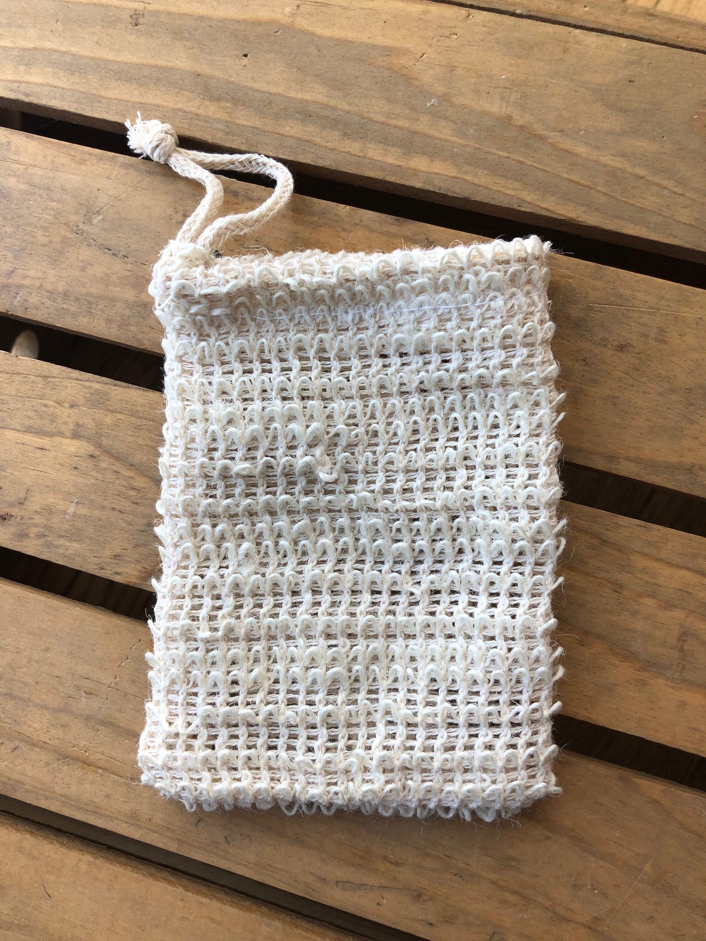 Exfoliating Soap Bag- Soap Saver Bag- Soap Bag- Soap Scrap Bag- Loofa Bag