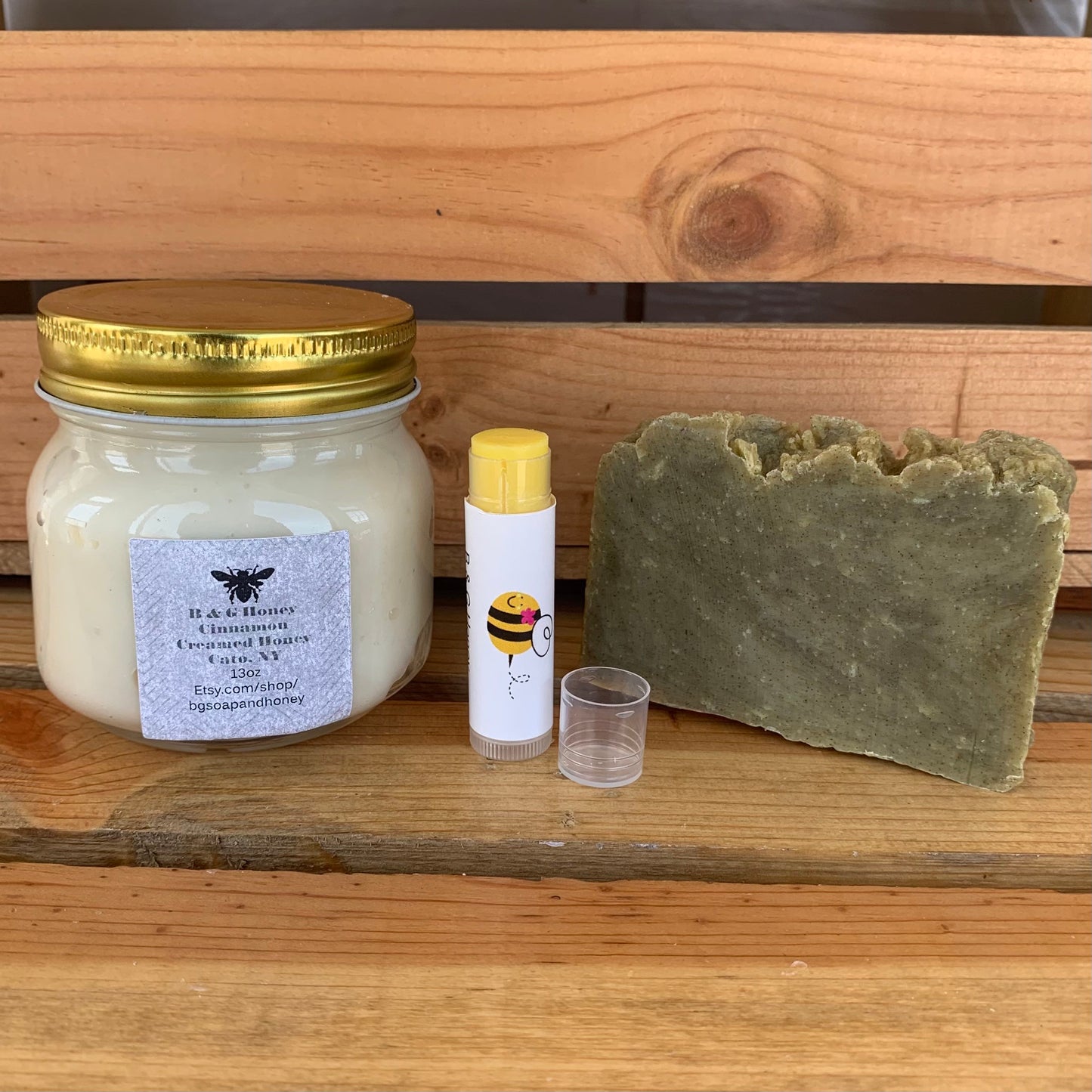 Gift Package- Creamed Honey- Peppermint Soap- Gift For Him- Gift For Her