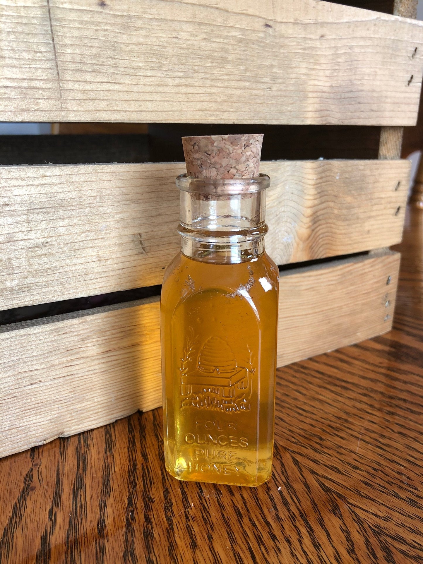 4oz Vintage Muth Honey- Muth Jar- Pure Honey- Raw Honey- New York Honey