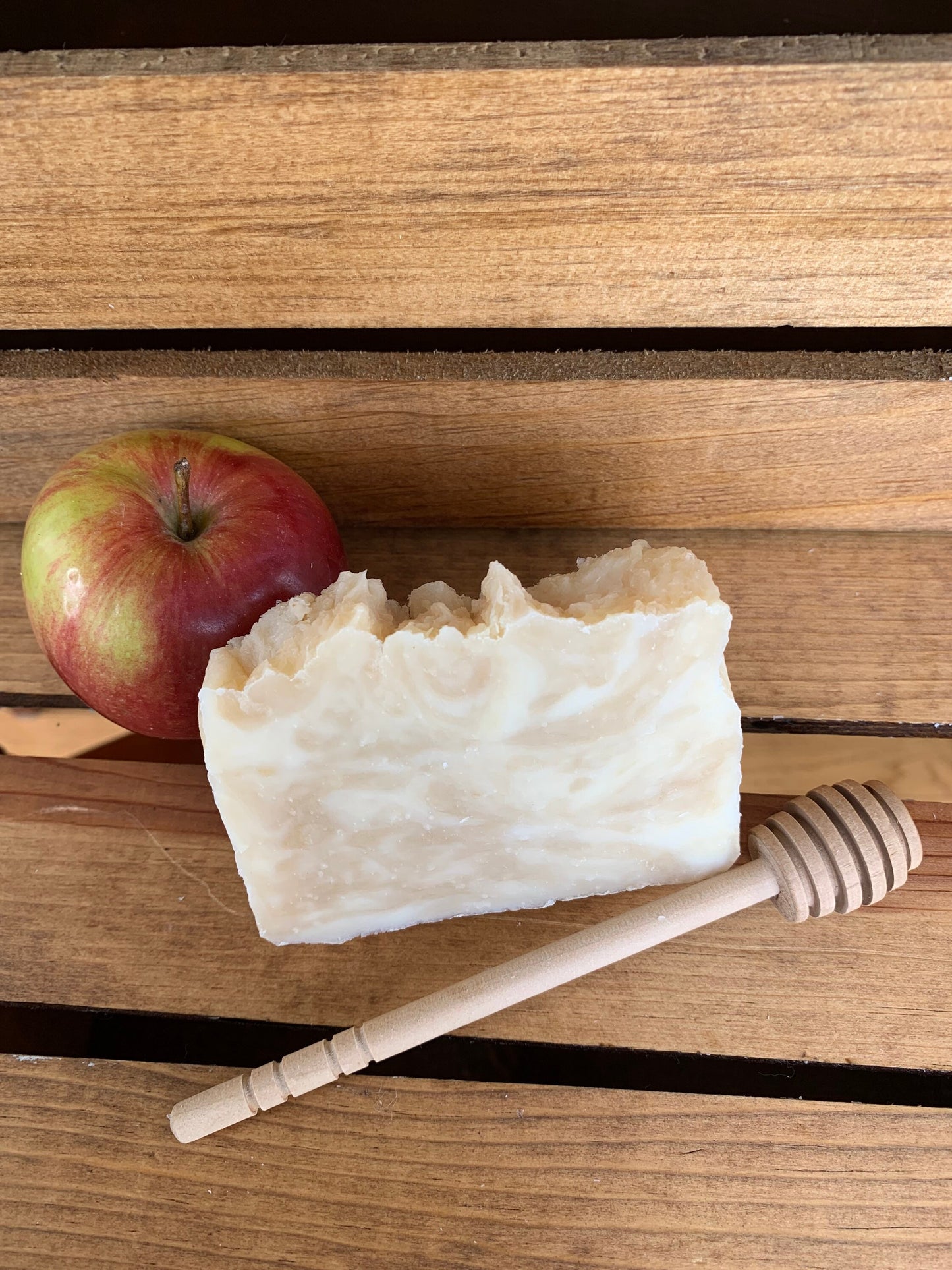 Apples & Honey Soap- made with beeswax and honey - Palm Free Soap