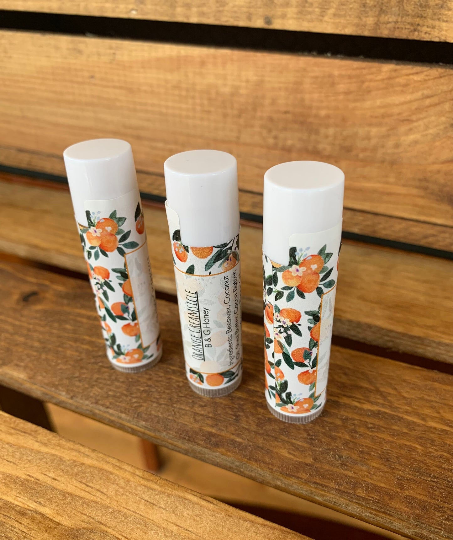 Beeswax Lip Balm - All Natural- Lavender-Peppermint-Vanilla Bean-Honey-Raspberry-Blackberry Pom-Coconut-Orange Creamsicle-Cherry-Lime- Grape