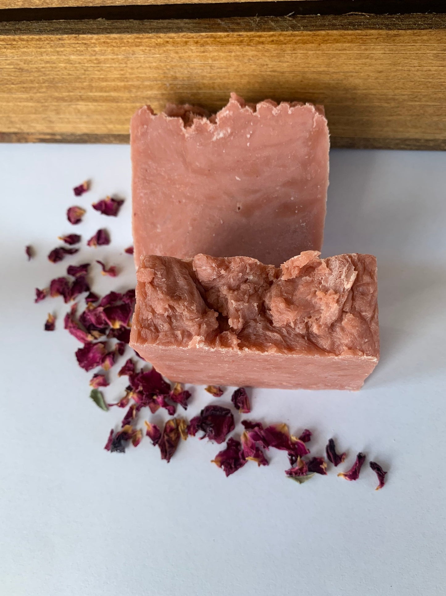 Rose Shampoo Bar- For All Hair Types- Natural Shampoo Bar- Goat's Milk Shampoo- Rose Goat Milk Shampoo