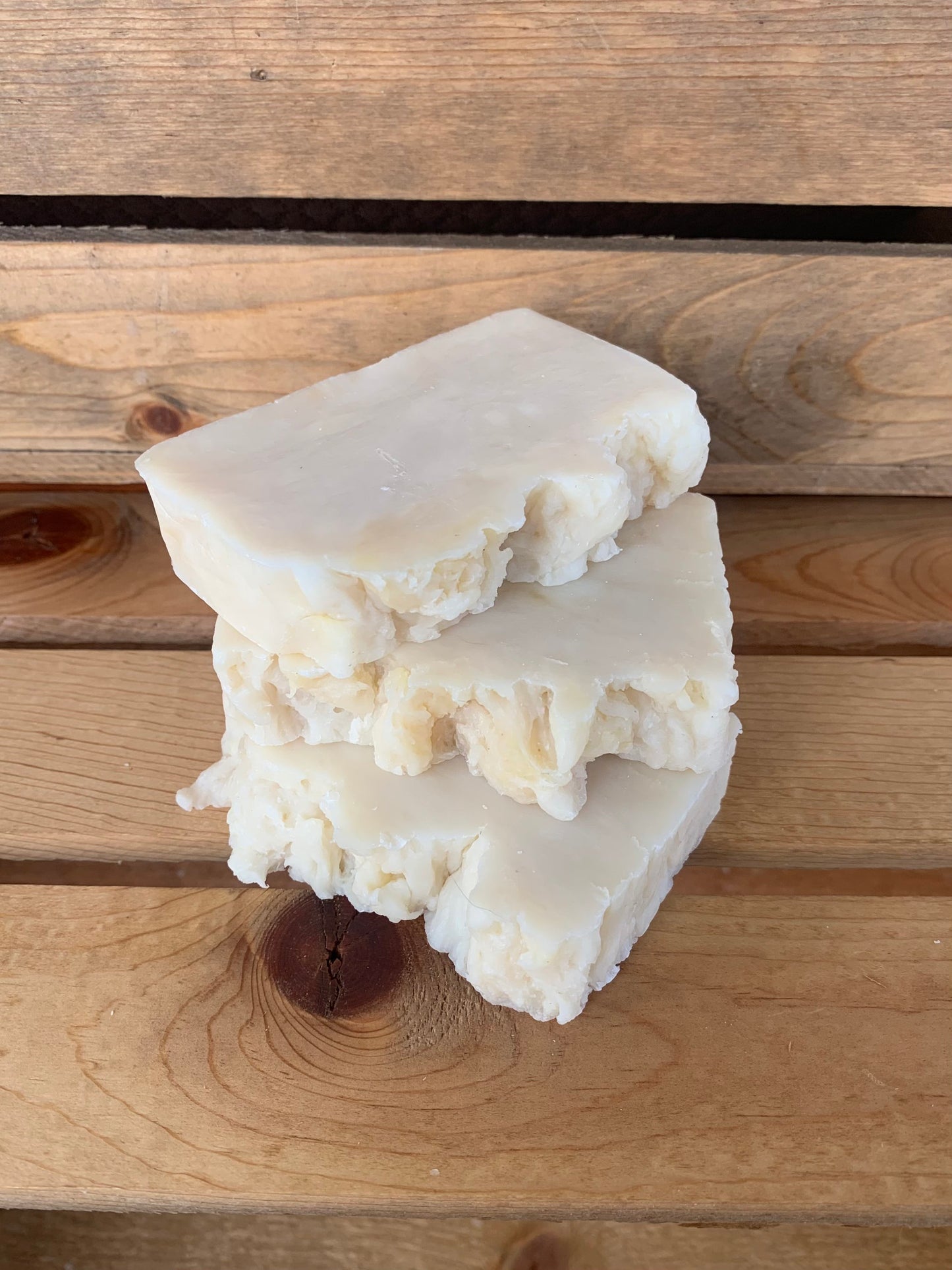 Unscented Soap- Moisturizing Bar Soap- Pure & Simple- beeswax and honey- Palm Free Soap