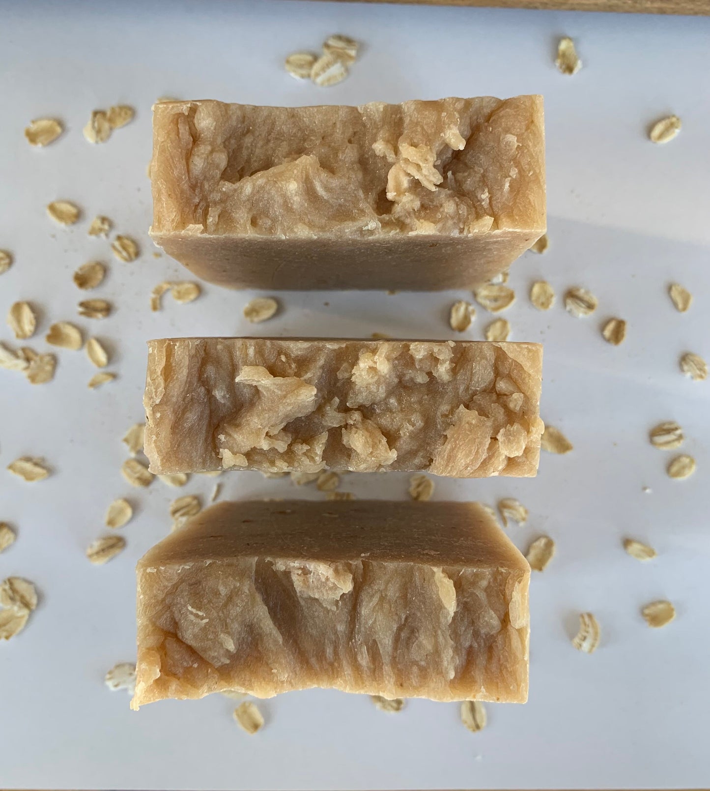 Goat Milk Soap- Oatmeal Vanilla & Honey- All Natural Soap- Sensitive Skin Soap - Palm Free Soap