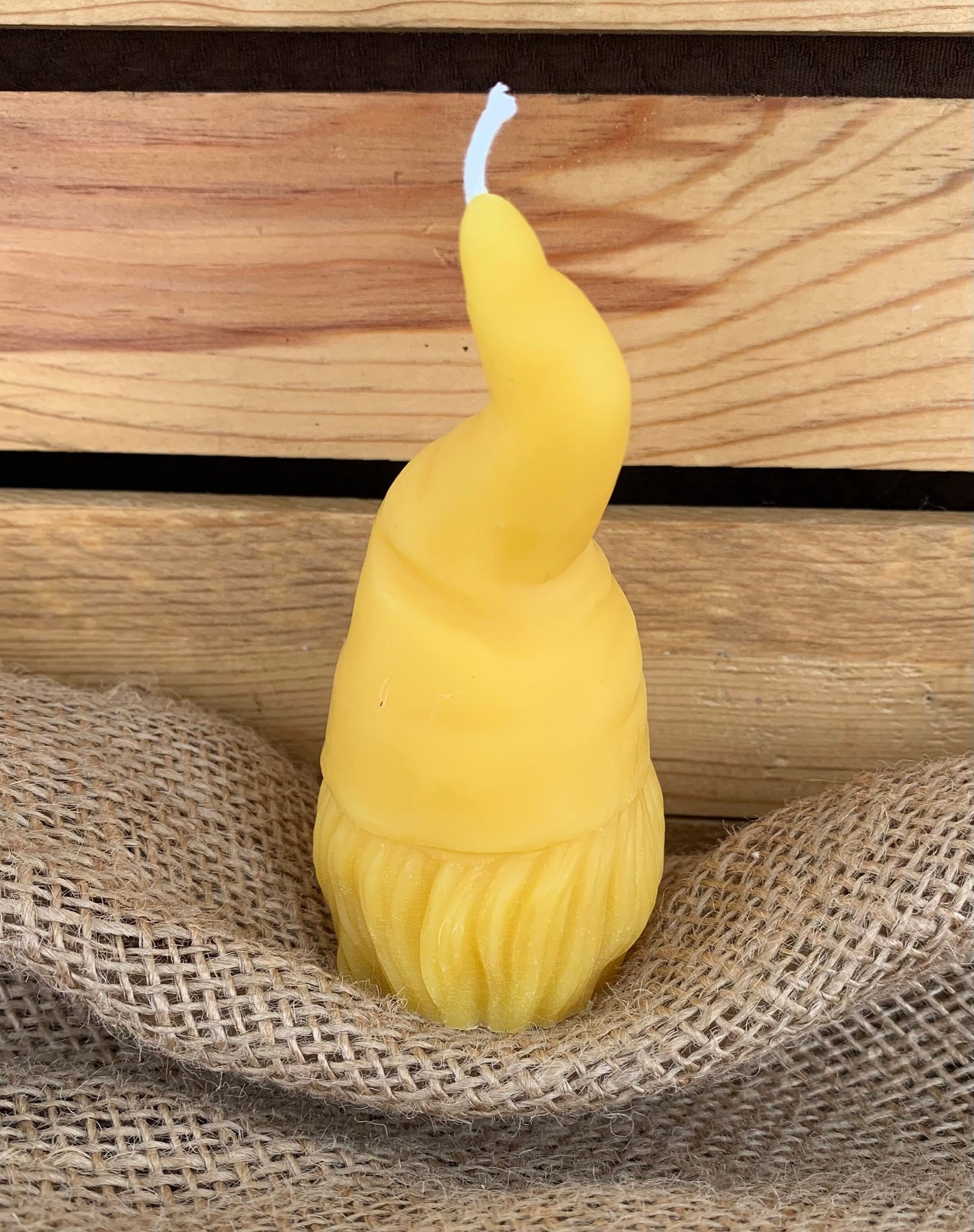 Gnome Candle- Gnome Beeswax Candle