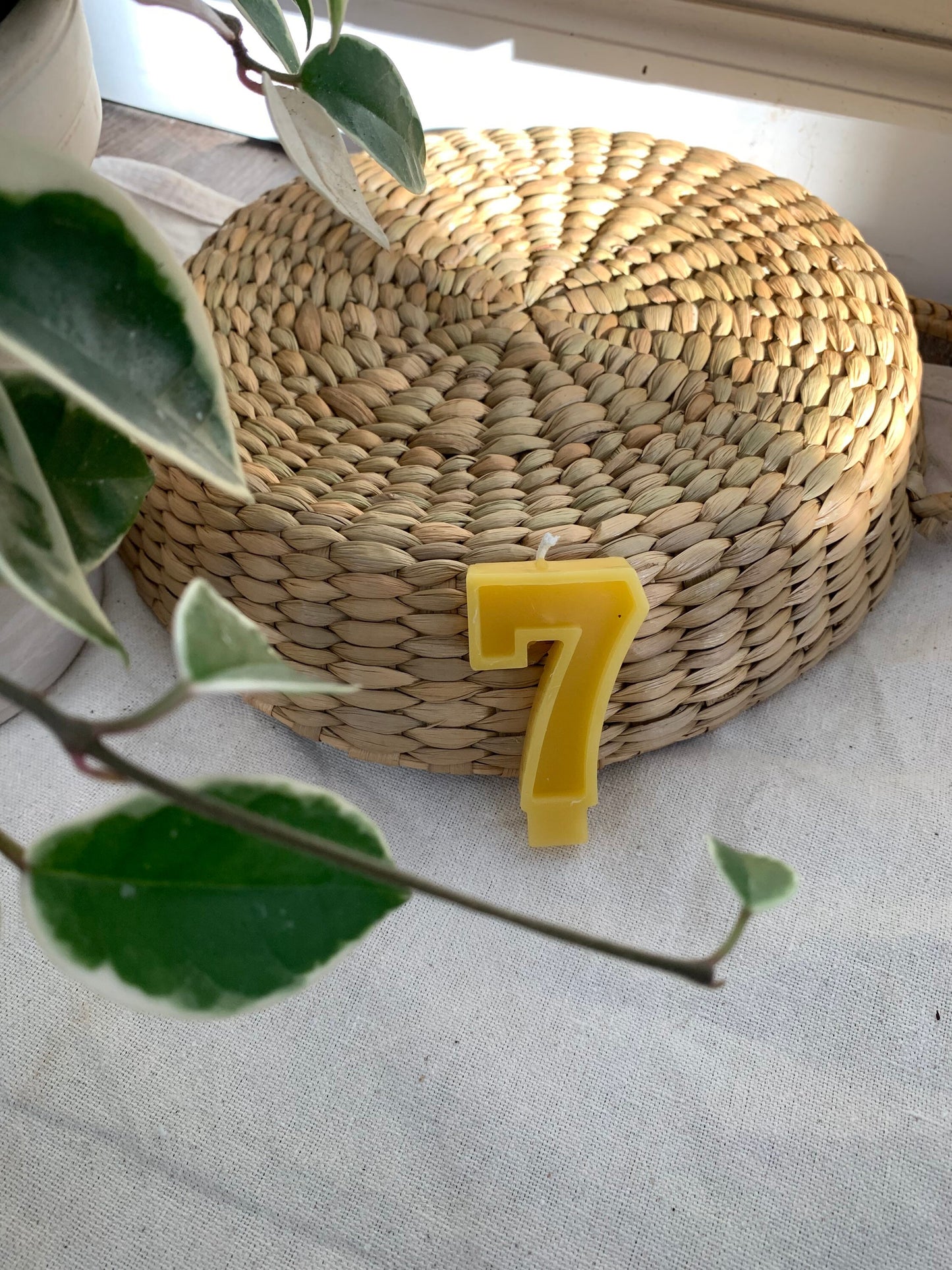 Birthday Candles- Birthday Numbers- Beeswax Birthday Number Candles