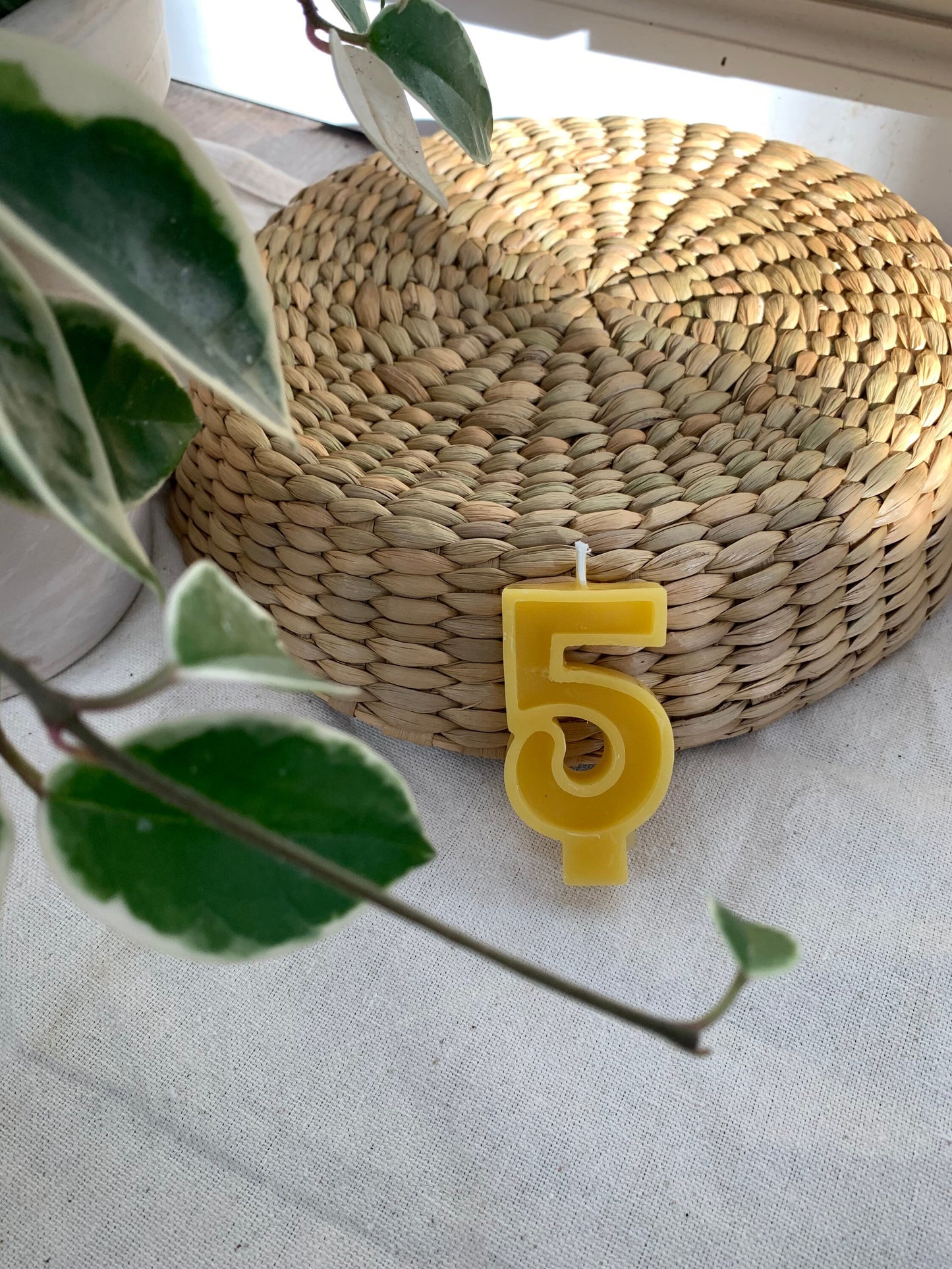Birthday Candles- Birthday Numbers- Beeswax Birthday Number Candles