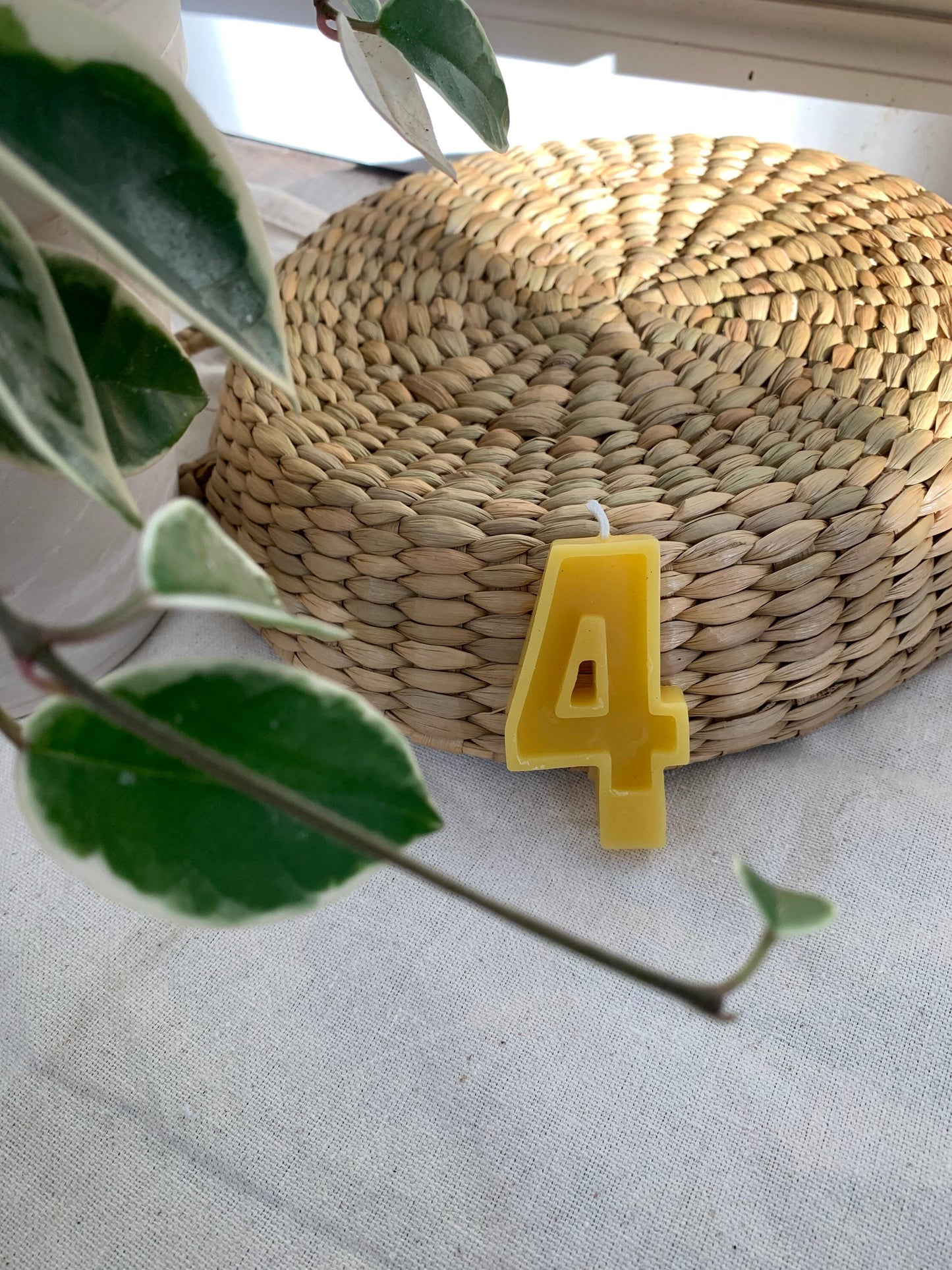 Birthday Candles- Birthday Numbers- Beeswax Birthday Number Candles