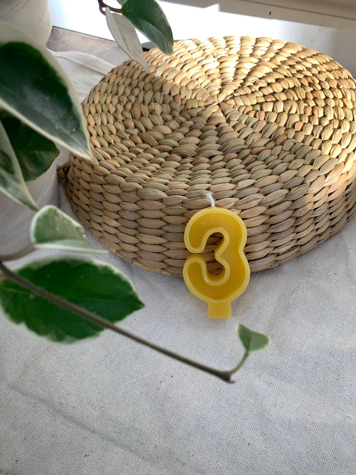 Birthday Candles- Birthday Numbers- Beeswax Birthday Number Candles