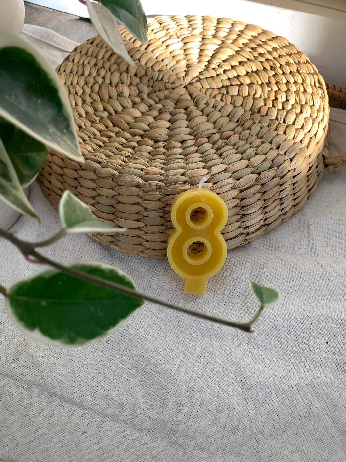 Birthday Candles- Birthday Numbers- Beeswax Birthday Number Candles