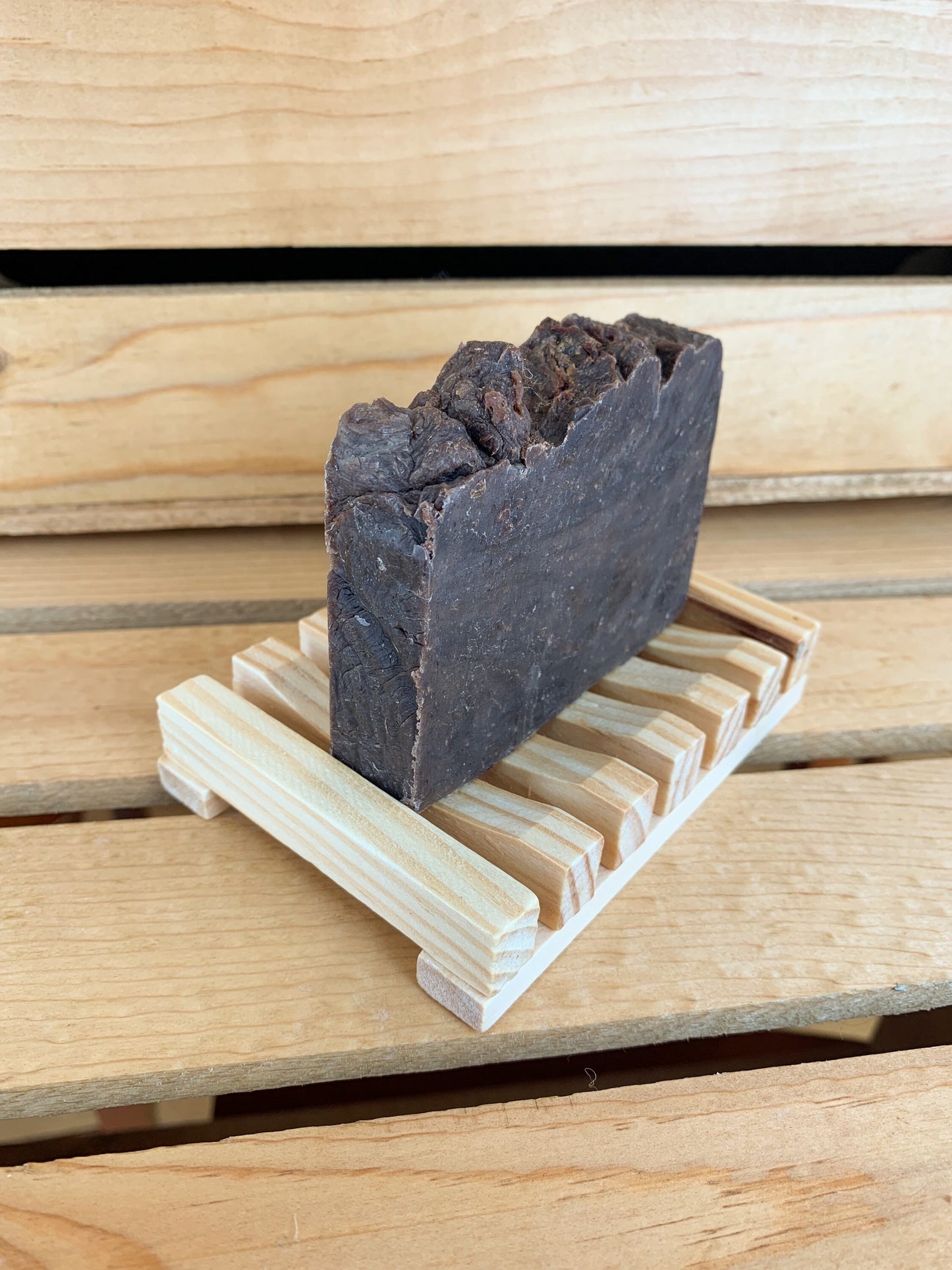 Chocolate Bar Soap- Chocolate Soap- made with cocoa butter, honey and beeswax