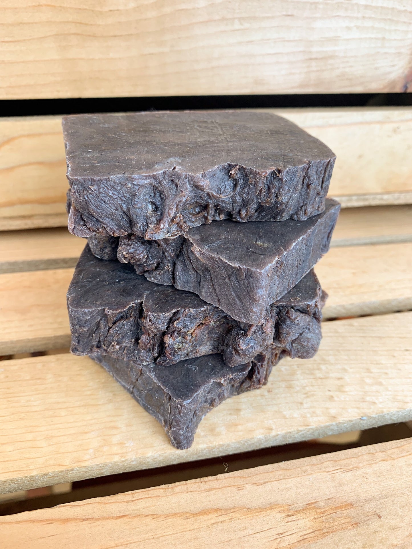Chocolate Bar Soap- Chocolate Soap- made with cocoa butter, honey and beeswax