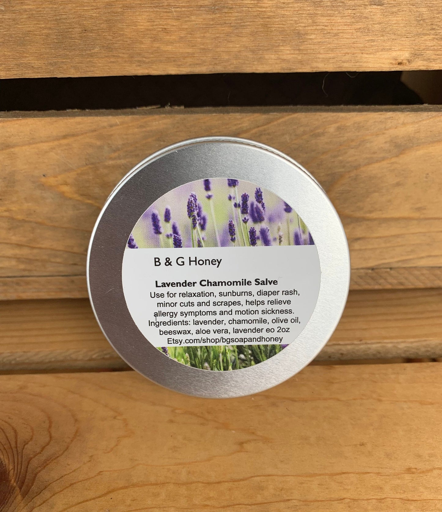 Lavender Chamomile Salve- Lavender Chamomile With Aloe- Diaper Rash Salve- Sunburn Salve- Calming Salve