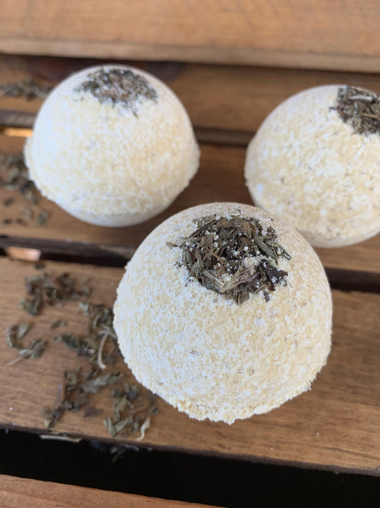 Lemongrass Bath Bomb- Bath Bombs- Natural Bath Bombs