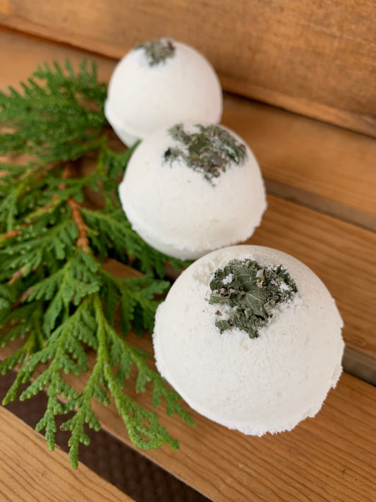 Sinus Relief Bath Bomb- Flu Relief Bath Bomb- Allergy Relief Bath Bomb