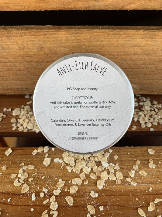 Anti Itch Salve- Calendula Salve- Healing Salve- Dry Skin Salve- Bug Bite Salve- Itchy Skin Salve- Eczema Salve