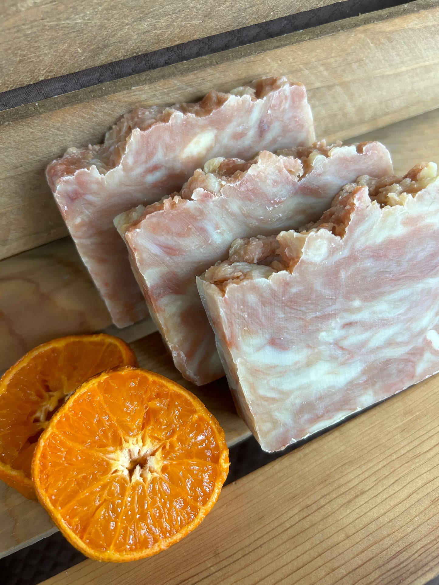 Sweet Orange & Hibiscus Soap | With Beeswax and Honey | Palm Free Soap