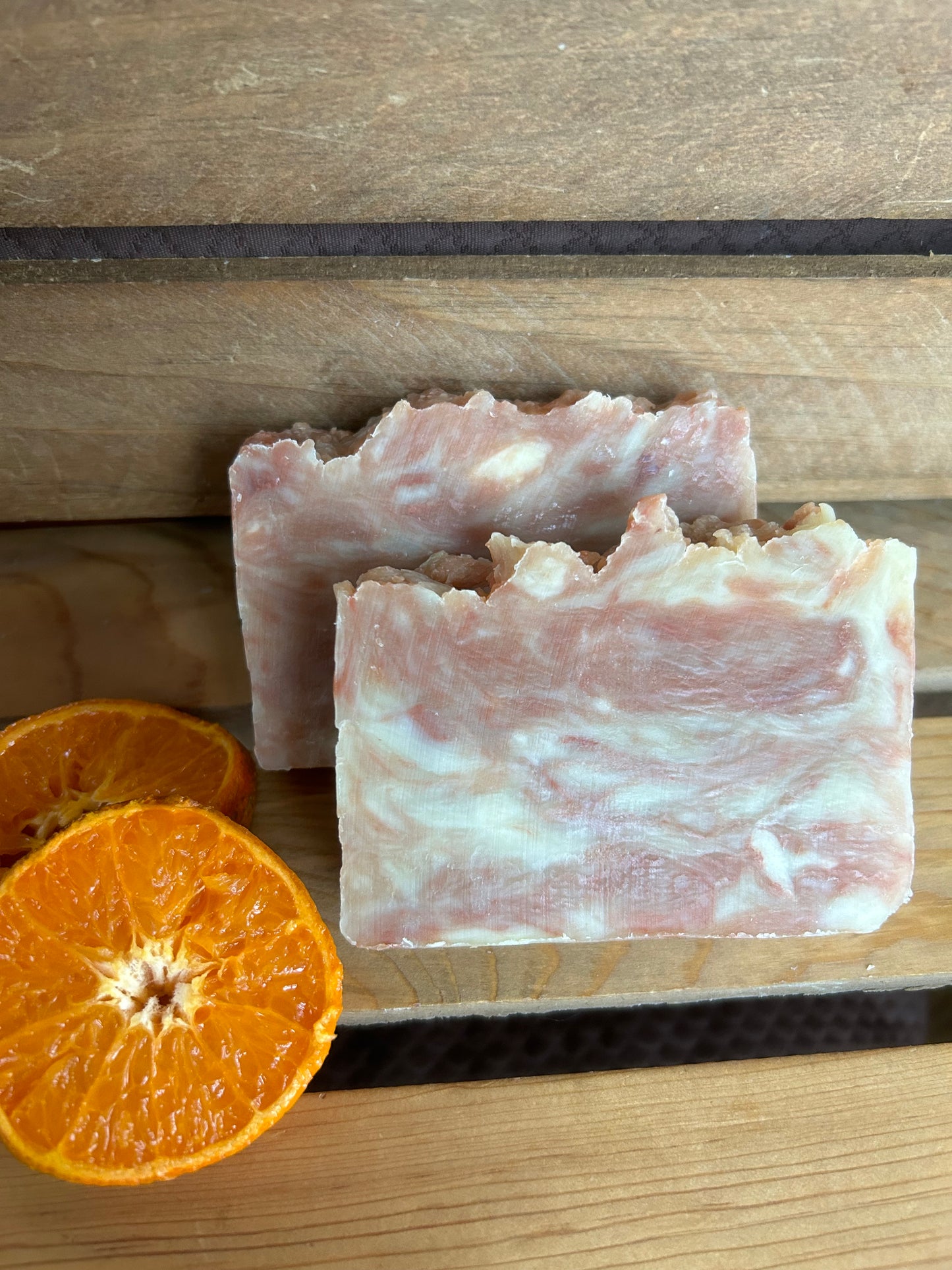 Sweet Orange & Hibiscus Soap | With Beeswax and Honey | Palm Free Soap