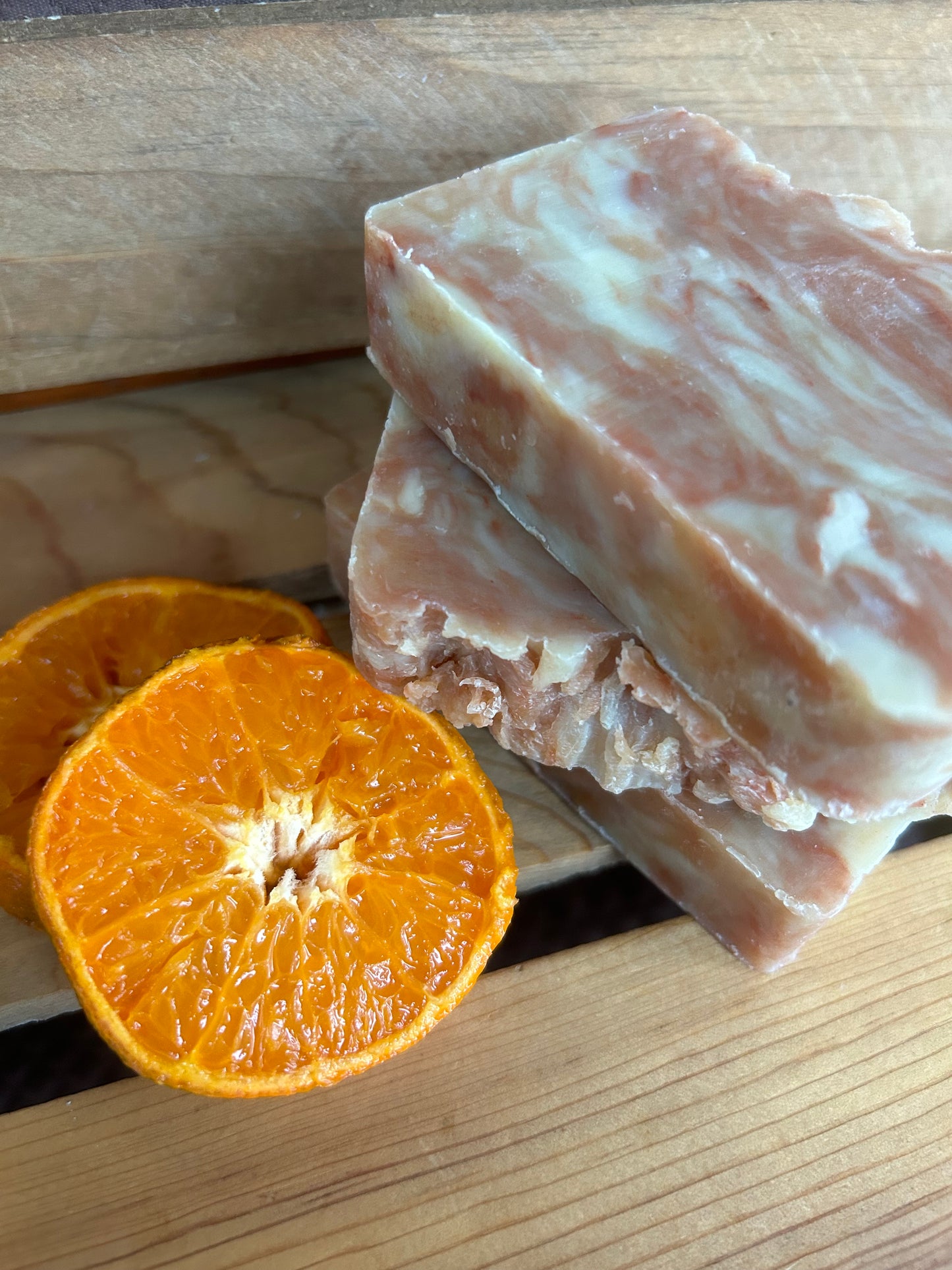 Sweet Orange & Hibiscus Soap | With Beeswax and Honey | Palm Free Soap