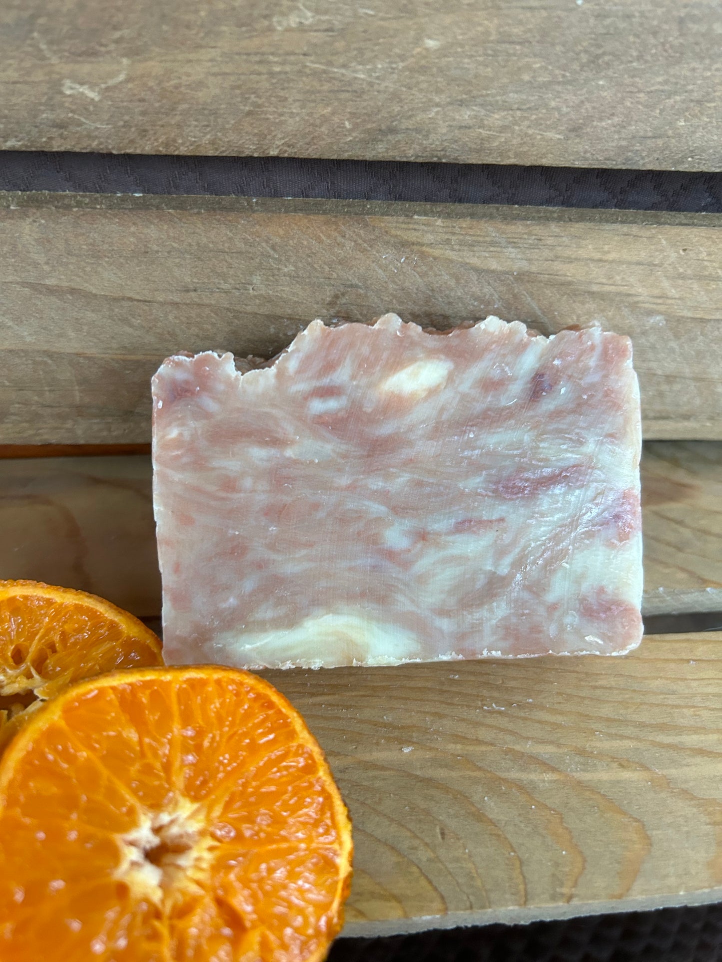 Sweet Orange & Hibiscus Soap | With Beeswax and Honey | Palm Free Soap