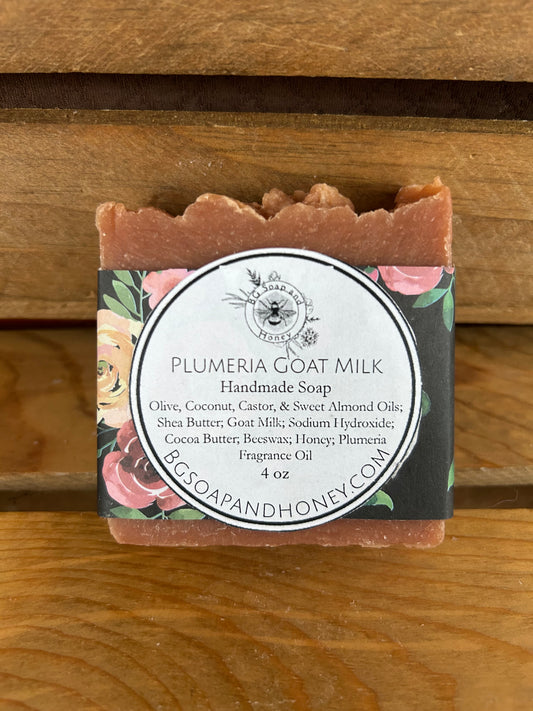 Plumeria Goat Milk Soap | Palm Free Soap