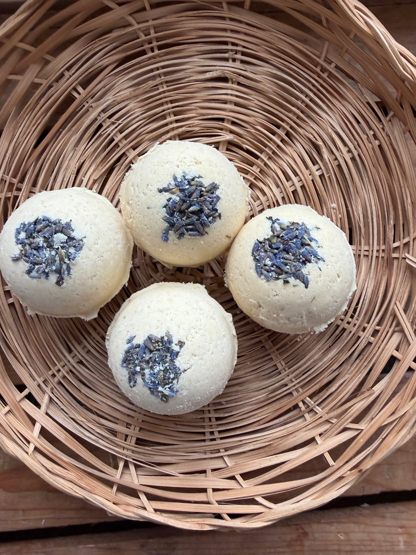 Lavender Orange Bath Bomb - Nourishing Spa Experience