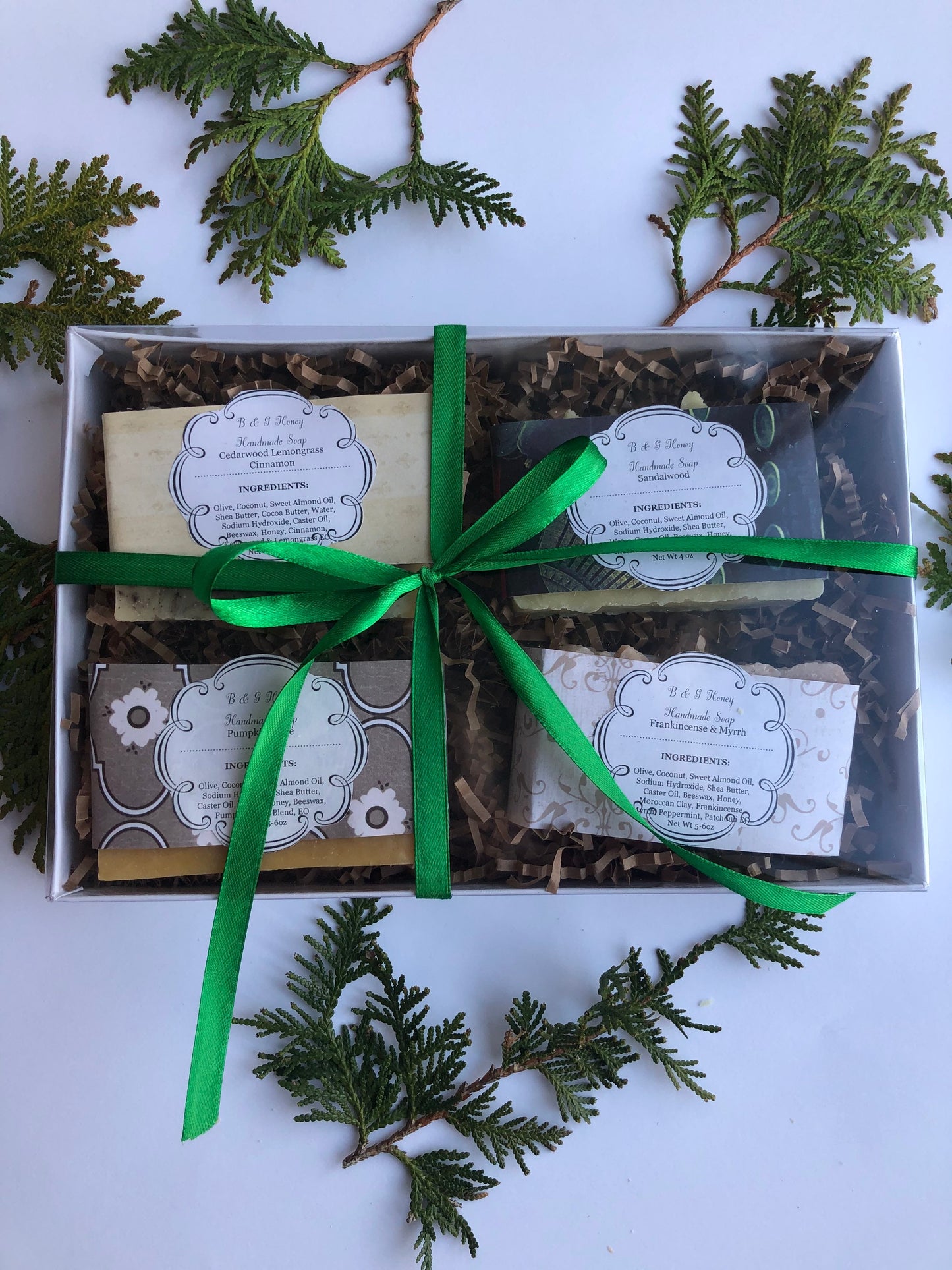 Woodsy Soaps- Soap Sampler- Gift Package- Woodsy Collection- Soap Package