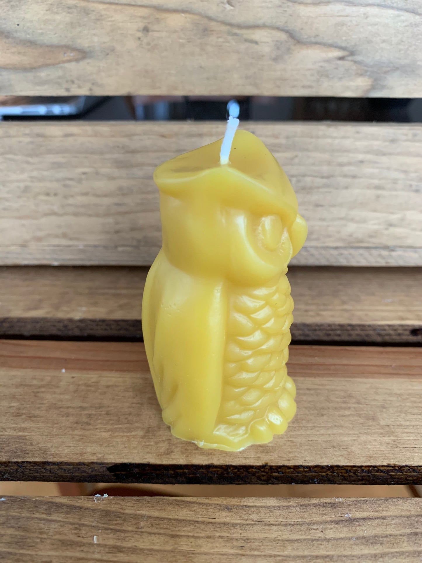 Owl Candle- Beeswax Candle- Beeswax Owl Candle