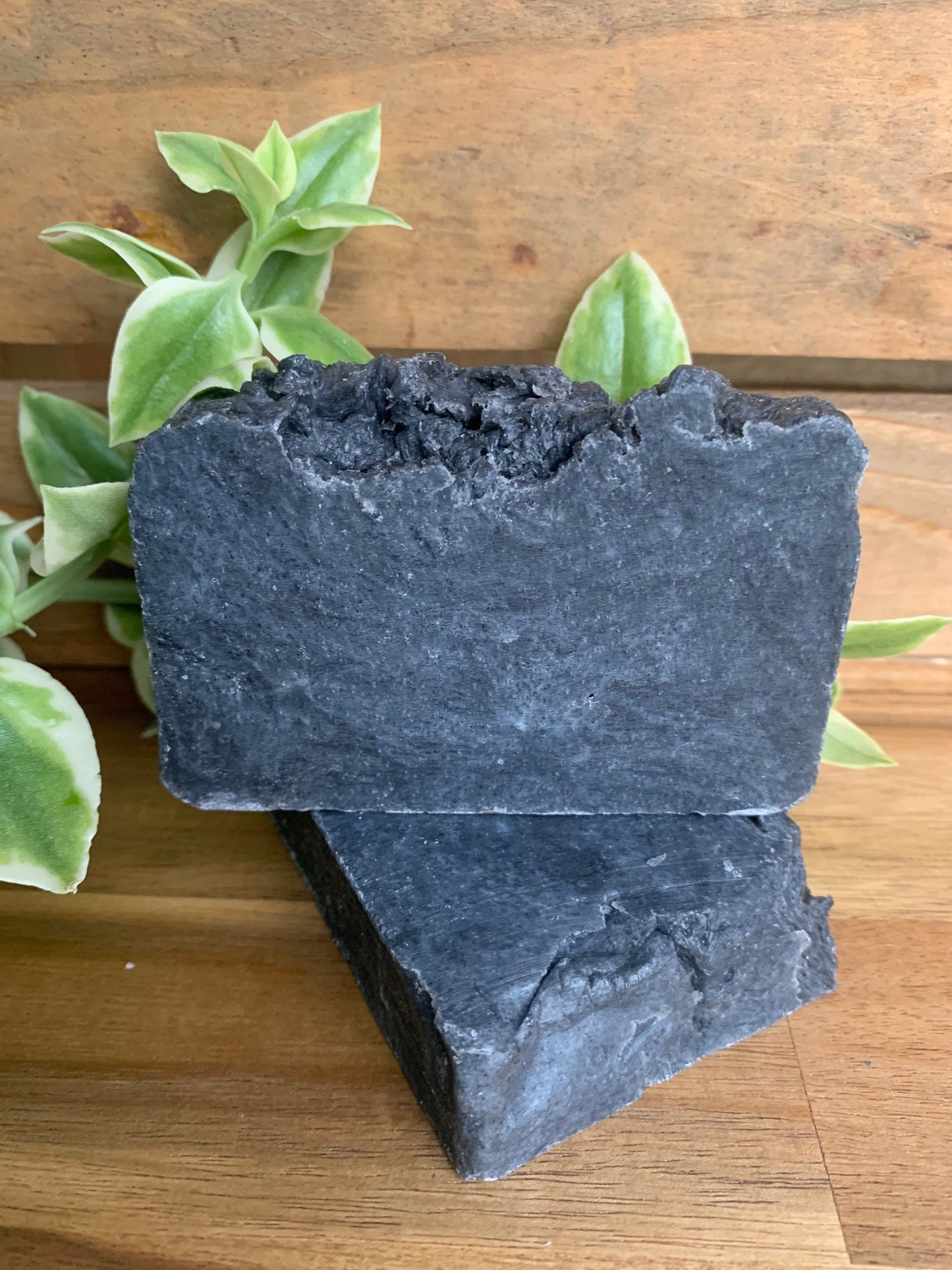 Charcoal Tea Tree Soap- Acne Soap- Acne Oily Skin Soap- Acne Detox Soap- With Beeswax and Honey Soap - Palm Free Soap