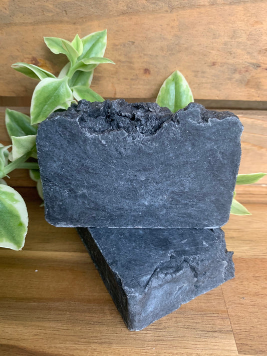 Charcoal Tea Tree Soap- Acne Soap- Acne Oily Skin Soap- Acne Detox Soap- With Beeswax and Honey Soap - Palm Free Soap