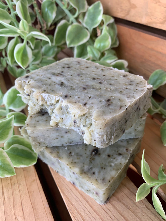 Patchouli Frankincense Cedarwood Soap- Happy Hippie Soap- Patchouli Soap- Made with Beeswax and Honey Soap - Palm Free Soap