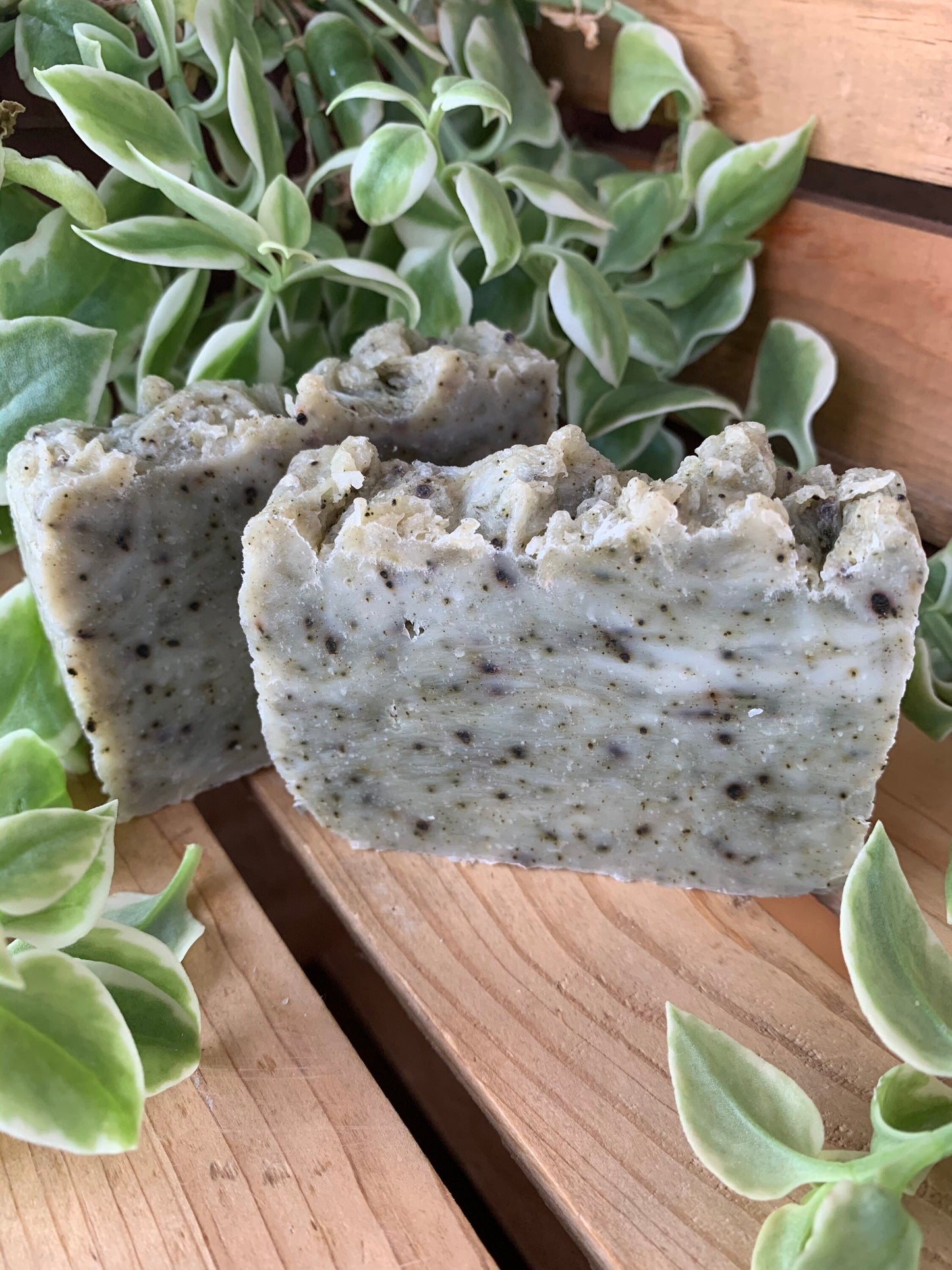 Patchouli Frankincense Cedarwood Soap- Happy Hippie Soap- Patchouli Soap- Made with Beeswax and Honey Soap - Palm Free Soap