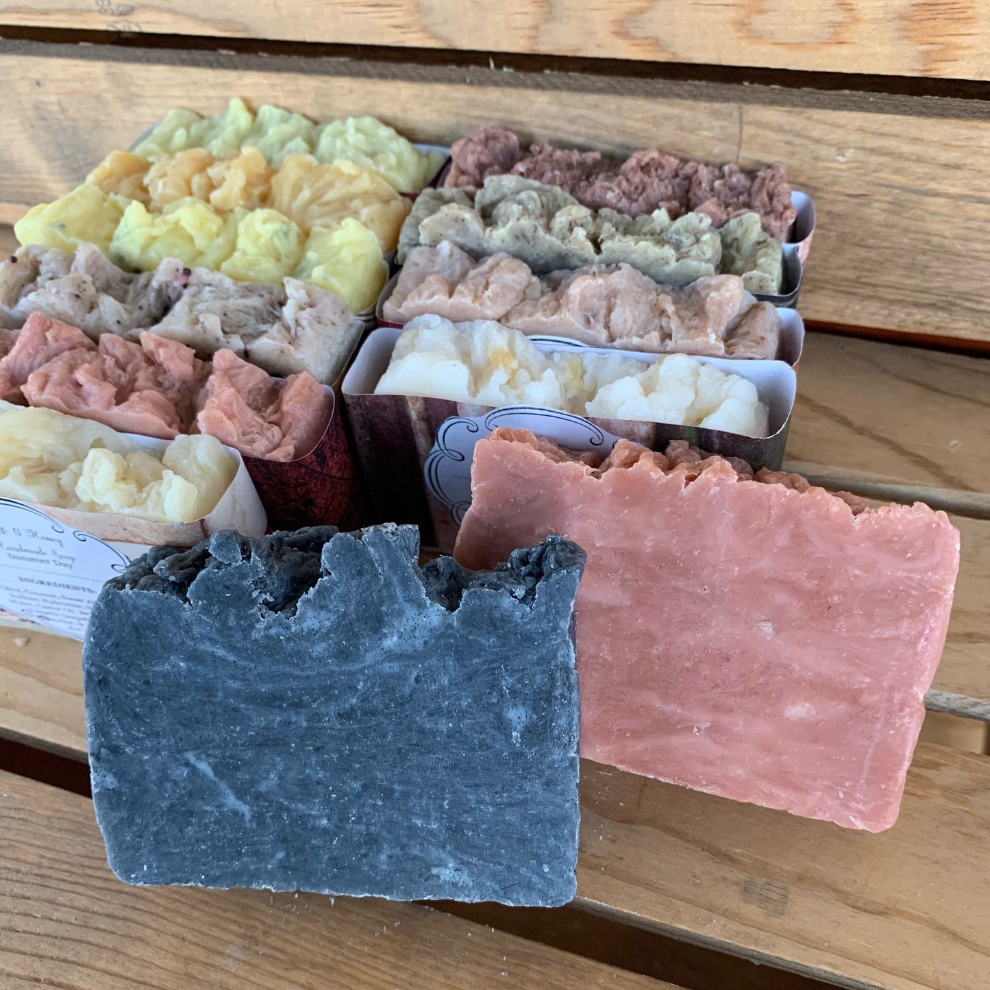 12 Full Size Bars of Soap- Bulk Soap- free shipping- Bar Soap- Natural Bar Soap - Palm Free Soap